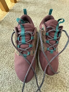Teva Women's Mauve Purple Athletic Sneakers with Teal Accents
